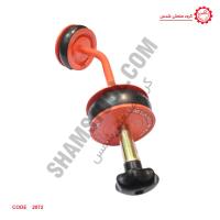 استاپر 45 درجه لوله فاضلاب سايز 90 ميليمتر